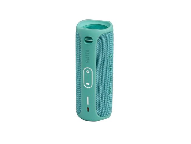 JBL FLIP 5 Portable Waterproof Wireless Bluetooth Speaker w/ Built in Battery and Microphone, Teal (New Open Box)