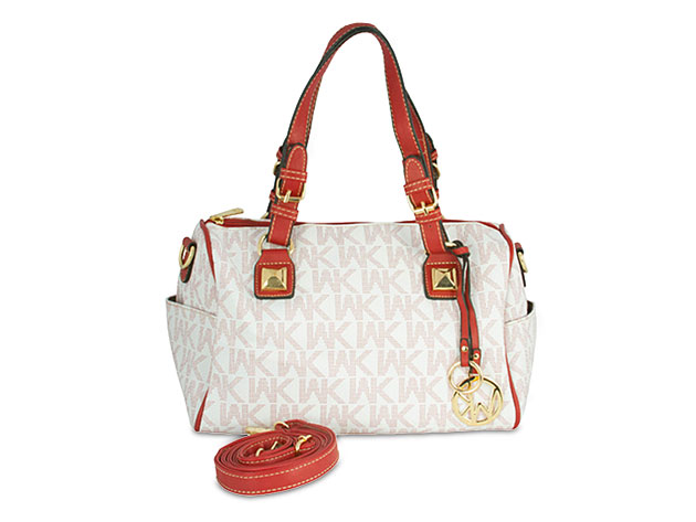 Buy Wendy Keen Women's Handbag Messenger Bag Shoulder Satchel Purse Wallet  Set White Beige Online at desertcartINDIA