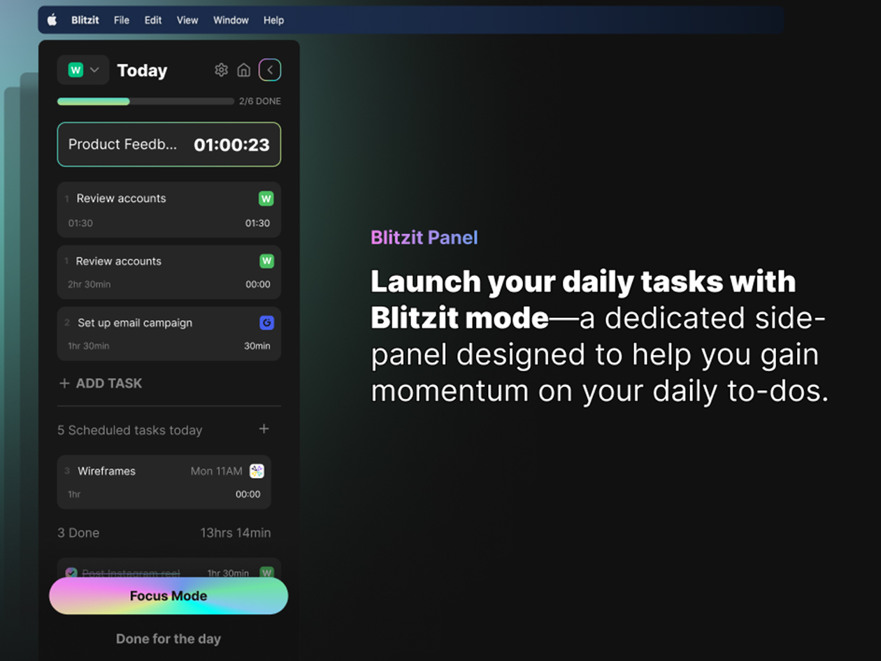Blitzit: To-Do List & Task Management App
