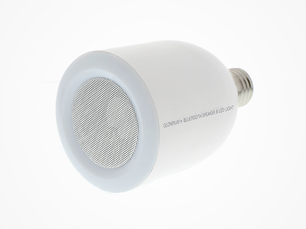 Glow Play LED Lightbulb with Bluetooth Speaker