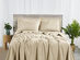 Bamboo 2000 Count 6-Piece Sheet Set with SnugGrip (Taupe/Cal King)