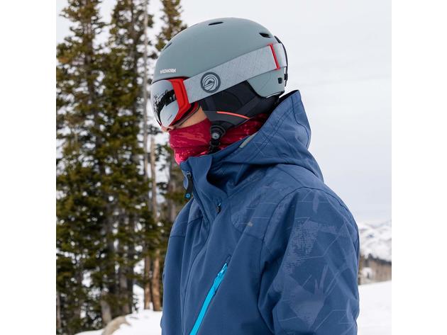 Wildhorn Roca Snowboard & Ski Goggles US Team Official Supplier,Crimson/Silver (New)