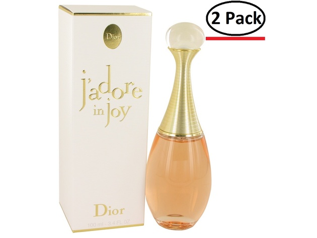 Jadore in Joy by Christian Dior Eau De Toilette Spray 1.7 oz for Women (Package of 2)