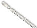 Figaro Chain Bracelet in Sterling Silver 9 Inches (5.25mm)