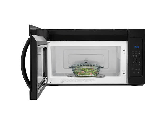 Whirlpool WMH31017HB 1.7 Cu. Ft. Black Over-the-Range Microwave