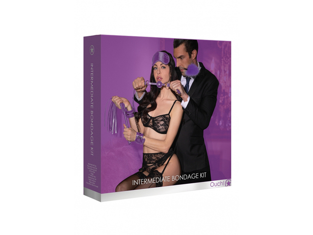Ouch! Intermediate Bondage Kit - Purple
