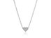 Classic Heart 18K White Gold Plated Necklace