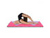 Costway 4'x10'x2'' Gymnastics Mat Thick Folding Panel Gym Home Pink & Purple