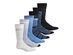 Perry Ellis Men's 6-Pk. Colorblocked Socks Black Size Regular