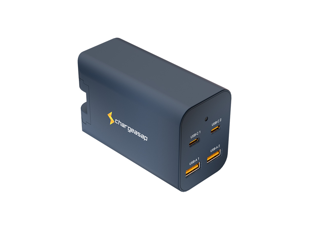 200W Omega USB-C GaN Charger (Navy Blue)