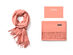 Lavisha Cashmere-Blend Shawl (Light Coral)