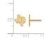 14k Yellow Gold Texas A&M University XS (Tiny) Post Earrings