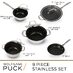 15-Piece Stainless Steel Cookware Set and Mixing Bowls
