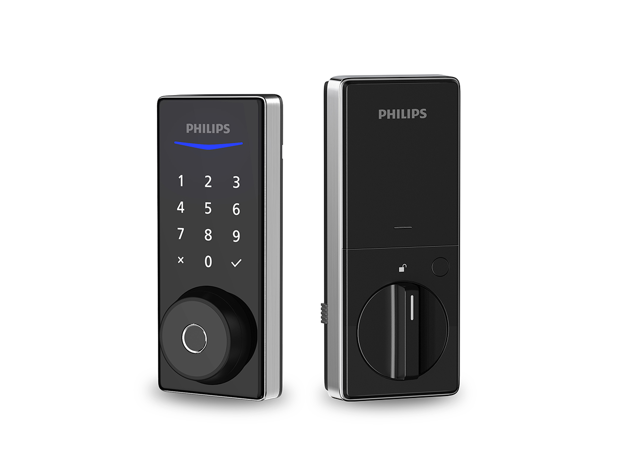 Philips 1000 Series Touchscreen Fingerprint Electronic Deadbolt (Satin Nickel)