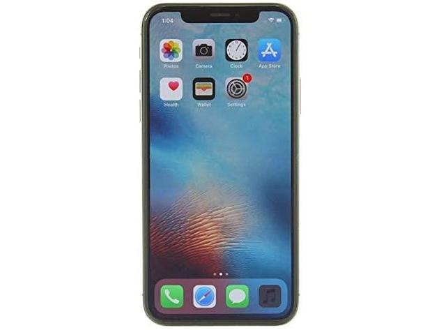 Apple iPhone X, US Version, 64GB IOS Fully Unlocked Cell Phones -- Space Gray (Refurbished)