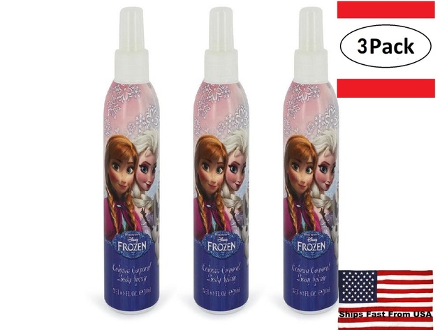 3 Pack Disney Frozen by Disney Body Spray 6.7 oz for Women