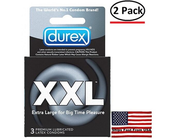 Amazon.com: Durex XXL Extra Large Lubricated Condoms, 12 Count (Pack of 2)  : Health & Household