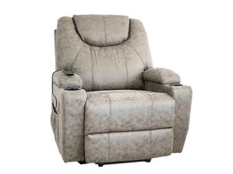 Lifesmart BTL8777GRY Power Lift Chair with Massage and Heat - Gray