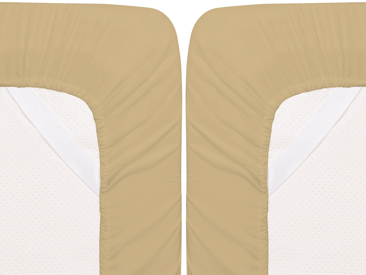 Super-Soft 1800 Series Bamboo Blend 6-Piece Sheet Set (Khaki/Full)