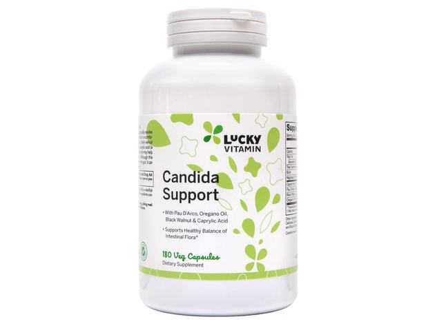 LuckyVitamin - Candida Support - 180 Veg Capsules