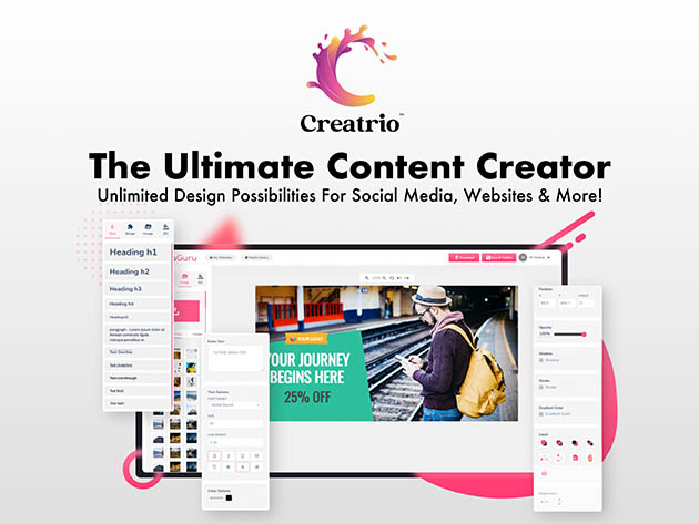 Creatrio Pro: Lifetime Subscription