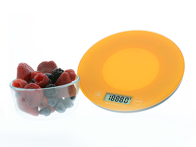 Chef's Circle Digital Kitchen Scale (Red)