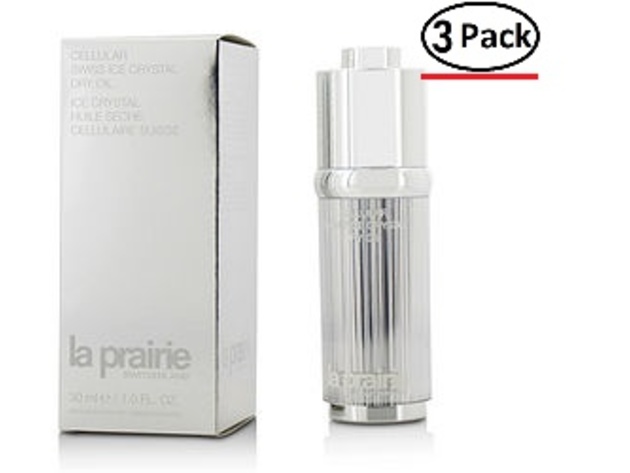 La Prairie by La Prairie Cellular Swiss Ice Crystal Dry Oil --30ml/1oz for WOMEN ---(Package Of 3)