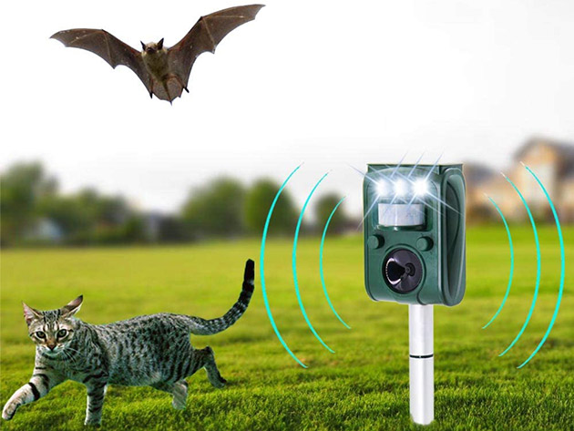 Ultrasonic Pest & Animal Repeller with Motion Sensor | StackSocial