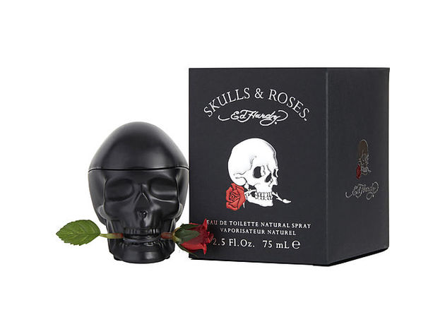 ED HARDY SKULLS & ROSES by Christian Audigier EDT SPRAY 2.5 OZ 100% authentic