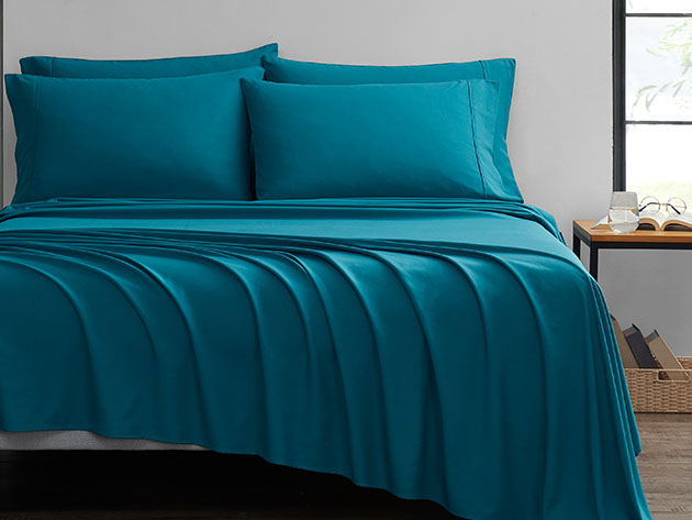 6-Piece Bamboo Comfort Luxury Sheet Set (Teal/Queen)