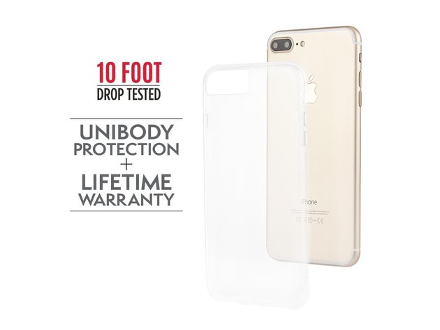 Case-Mate Apple iPhone 8 Plus/7 Plus/6s Plus/6 Plus Drop Protective Tough Case, Clear (New Open Box)