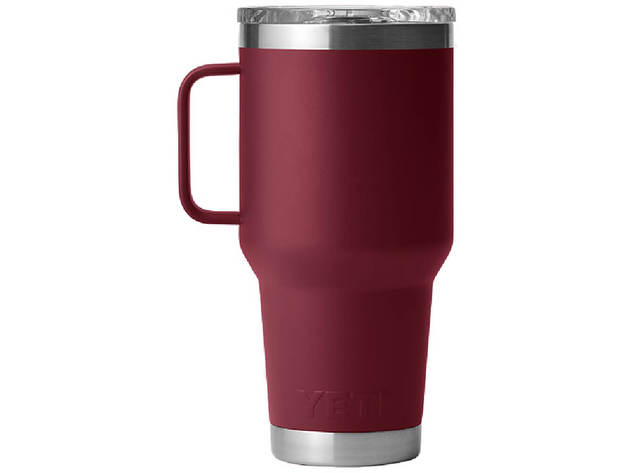 Yeti 21071500734 Rambler 30 oz. Travel Mug with Stronghold Lid - Harvest Red