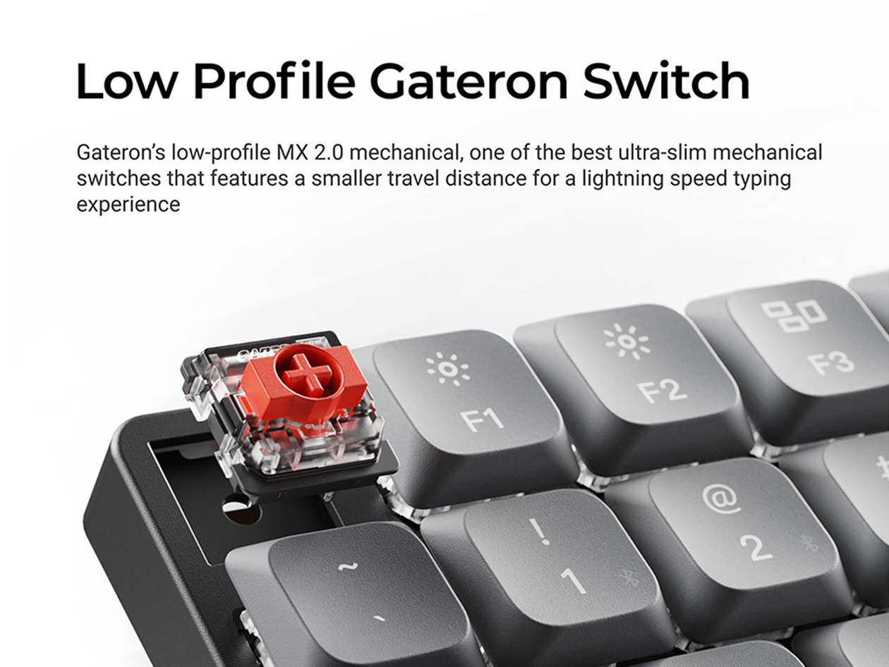 Keychron K3 Max Wireless Mechanical Keyboard (White Backlight/Brown Switches)