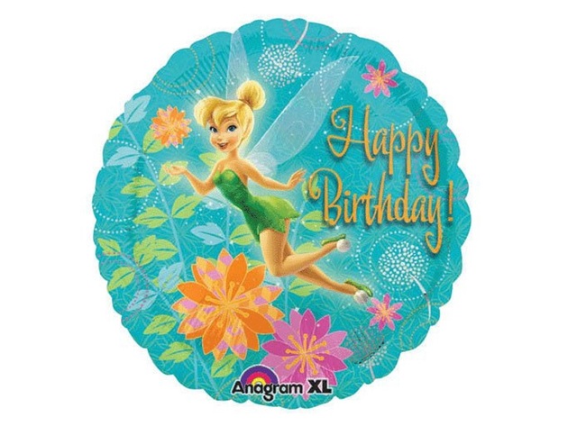 Anagram Foil Balloon 18" Disney Fairies TinkerBell Happy Birthday
