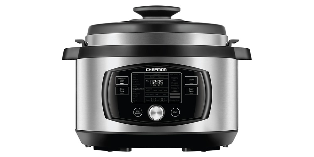 Chefman Multi-Function Oval Pressure Cooker, on sale for $107.99 when you use coupon code OCTSALE20 at checkout