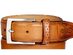 Tasso Elba Men'sFeather-Edge Leather Dress Belt Tan Beige Size 40 Regular
