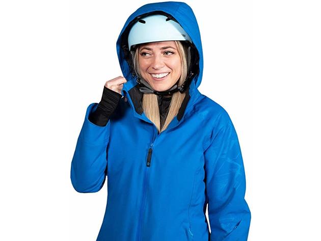 Wildhorn Frontera Premium Womens Ski Snow Jacket Windproof Medium - Cobalt (Refurbished)
