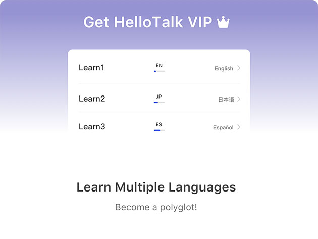 HelloTalk VIP: Lifetime Subscription