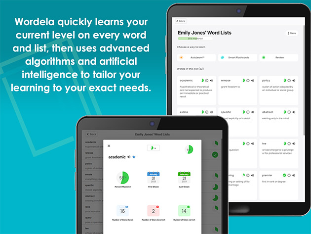 Wordela Vocabulary Mastery: Lifetime Subscription