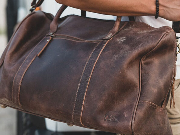 kodiak leather duffle