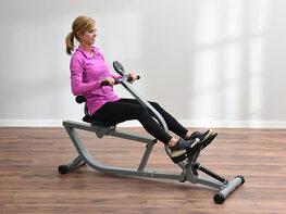Stamina Active Aging EasyRow Hydraulic Rower with Free müüv App Access