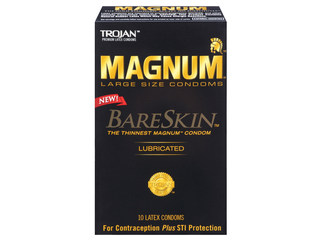 Trojan Magnum Bareskin Condoms (10) ---(Package Of 2)