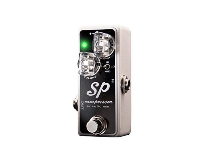 Xotic SP Compressor Pedal with Compact Size Controls for