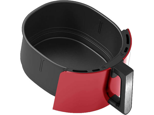 GoWISE GW22957 7-Quart Electric Air Fryer with Dehydrator & 3 Stackable Racks - Red