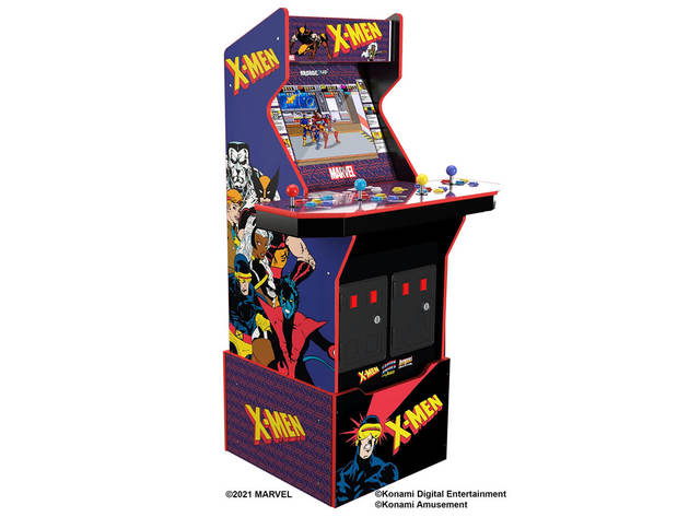 Arcade1up XMEN4PARC X-Men 4 Player Arcade Cabinet with Riser and Stool