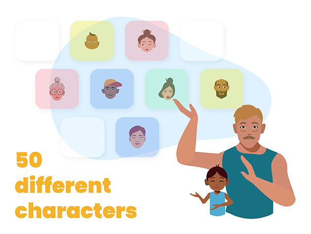 Humanzign Character Design App: Lifetime Subscription
