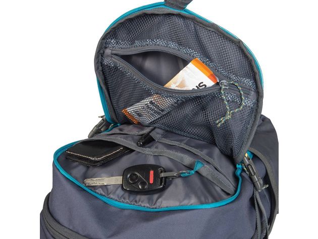 Sierra Designs Hydration Compatible Spacious Front Vertical Pocket Crested Butte 20L Daypack, Gray