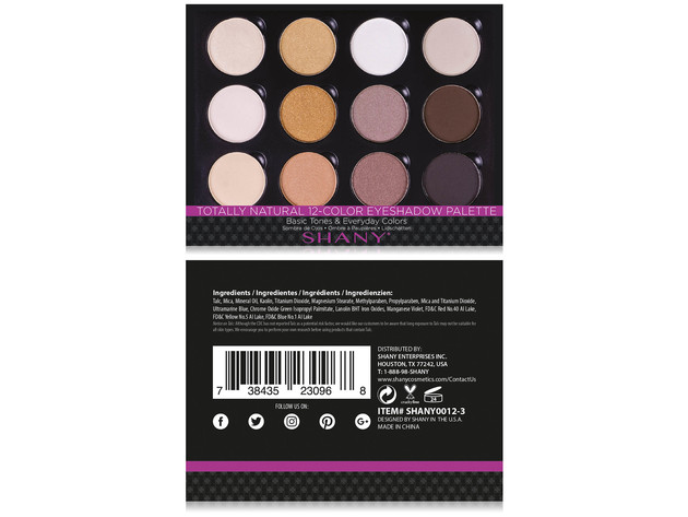 SHANY 12 Color Smoky Eye shadow Palette - NATURAL