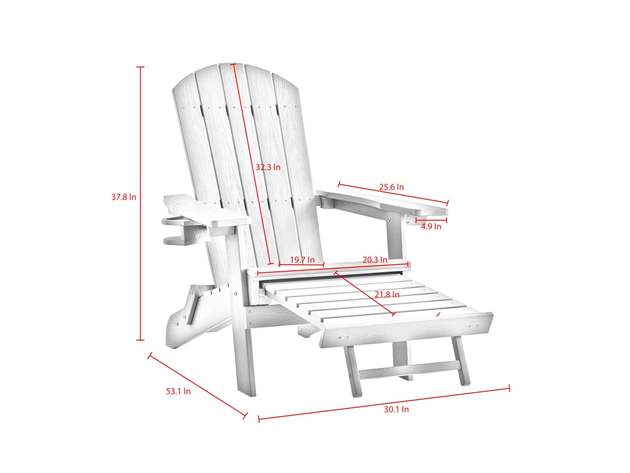 Cal Adirondack Chair Navy Blue