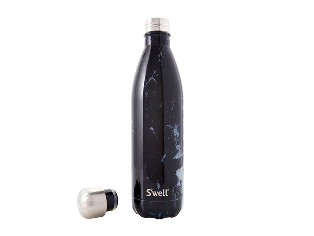 S'well 'Charcoal Granite' Water Bottle in Black (25 oz.)
